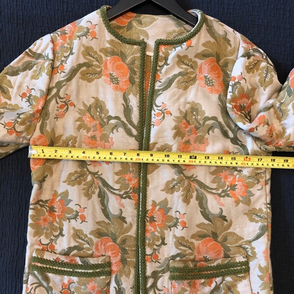 Vintage Cropped Brocade Kimono Jacket - Picture 6 of 8